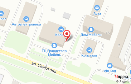 Мебельный магазин Podushe на карте