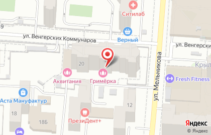 Салон красоты GRIMERKA на улице Мельникова на карте