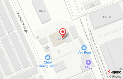 Мастерская автотюнинга Chip-Tuning Team в Фрунзенском районе на карте