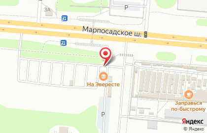 Автостоянка в Чебоксарах на карте