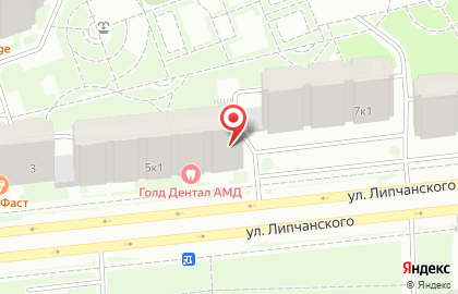 Автошкола ОптимусАвто на улице Липчанского на карте