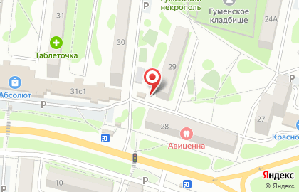 Магазин продуктов в Белгороде на карте