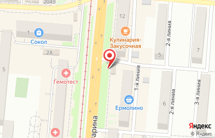 Продуктовый магазин Селена плюс в Челябинске на карте