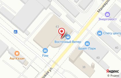 Сервисный центр ГАЗ - Восточный Ветер на карте