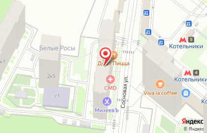 Супермаркет Магнит в Москве на карте