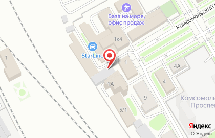 Девелоперская компания Lacerta Group на Площади Гарина-Михайловского на карте