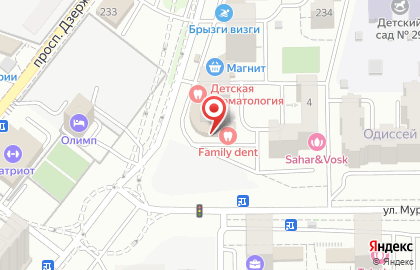 Туристическое агентство 8 дней/7 ночей на проспекте Дзержинского на карте