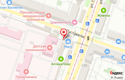 Киоск по продаже мяса по продаже мяса в Ленинском районе на карте