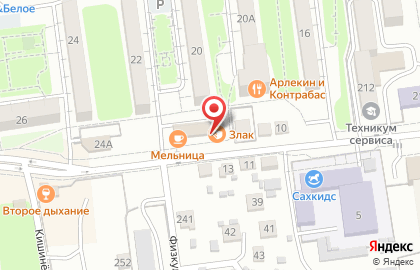 Социальный продуктовый магазин Верный на Пограничной улице на карте