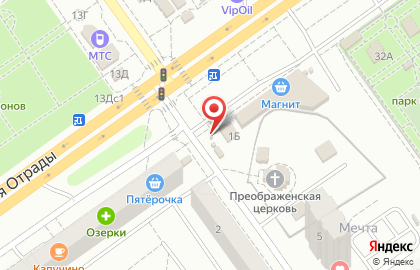 Киоск фастфудной продукции в Тракторозаводском районе на карте