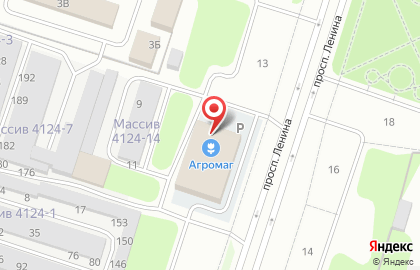Садовый гипермаркет Агромаг на проспекте Ленина на карте