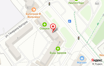 Зоомагазин PetShop.ru на улице Генерала Кныша на карте