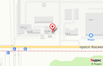 Autobox на проспекте Космонавтов на карте