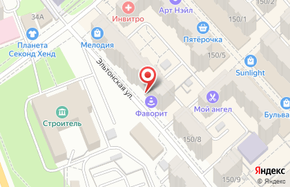 Фитнес-клуб Атмосфера на улице Тельмана на карте