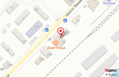 Ателье №2 на проспекте Ленина на карте