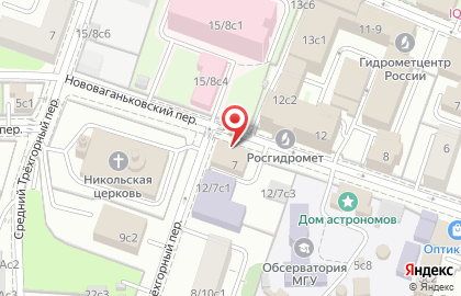 Синодальный отдел по взаимоотношениям церкви с обществом и СМИ в Москве на карте