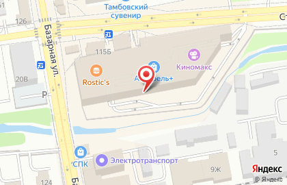 Магазин женской одежды Элис в Тамбове на карте