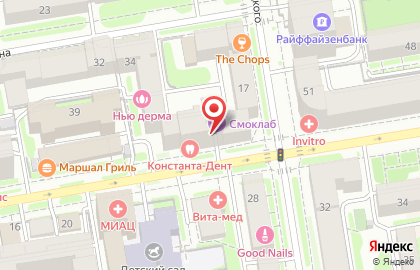 Константа Дент на улице Максима Горького на карте