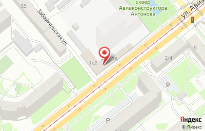 Ателье в Новосибирске на карте