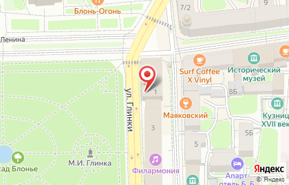 Контрольный департамент, Администрация Смоленской области на карте