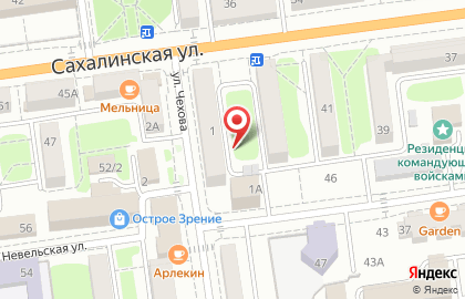 Цветочный коктейль, ОАО Тепличный на улице Чехова на карте