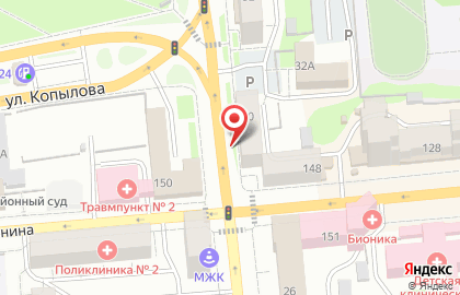 Юридический кабинет в Железнодорожном районе на карте