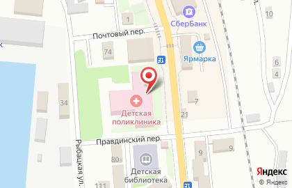 Невельская центральная районная больница в Южно-Сахалинске на карте