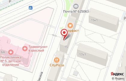 Аптека Фармленд в Тюмени на карте
