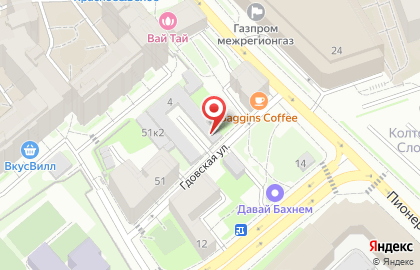 Автосервис Дельта-Сервис на Гдовской улице на карте