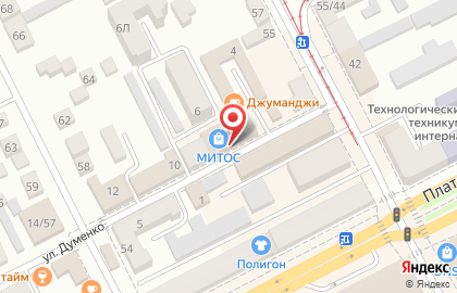 Магазин окон и дверей в Ростове-на-Дону на карте