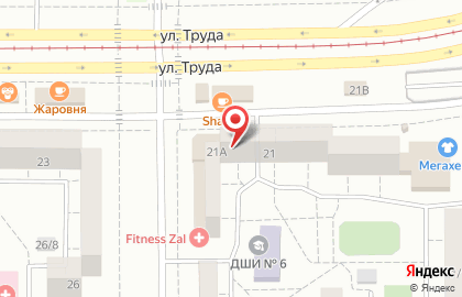 Парикмахерская Каприз в Орджоникидзевском районе на карте
