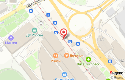 Киоск по продаже фруктов и овощей в Ленинском районе на карте