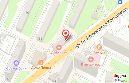 Окна-Магнит на проспекте Ленинского Комсомола на карте