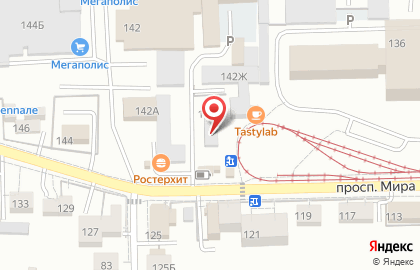 Магазин Фантик в Центральном районе на карте