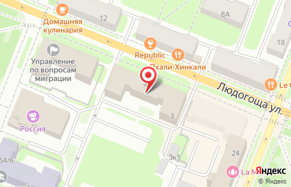 Детская стоматология НовДента Юниор в Великом Новгороде на карте