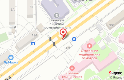 Полицейские пончики на карте