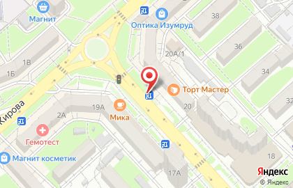 Салон связи МегаФон в Нальчике на карте
