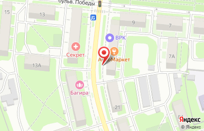 Зоомагазин ЗООмир на улице Грибоедова на карте