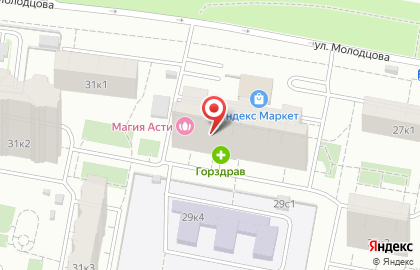 Флористический салон Марийка на улице Молодцова на карте