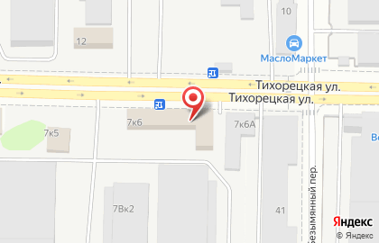 Специализированный технический центр АГРЕГАТ Сервис на Тихорецкой улице на карте