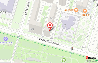 Гастроном В Российском на карте