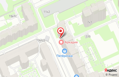 Стоматология Аркадия VIP в Василеостровском районе на карте