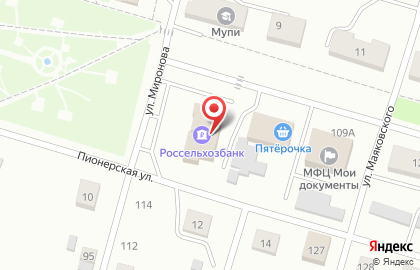 Россельхозбанк в Барнауле на карте