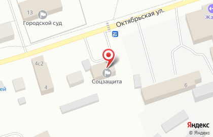 Центр по предоставлению государственных услуг в сфере социальной защиты населения города Сосногорска в Сосногорске на карте