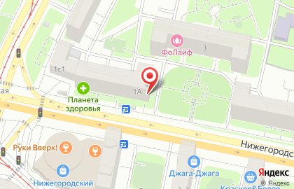 Типография "На Красной горке" на Нижегородской улице на карте