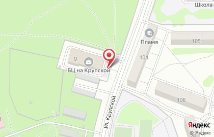 Деловой центр На Крупской на карте