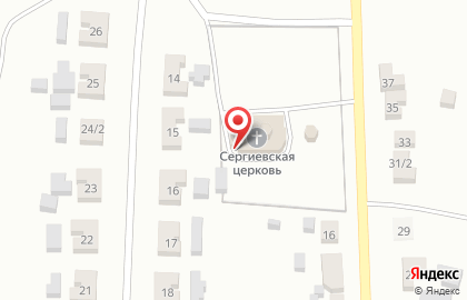 Церковь преподобного Сергия Радонежского на улице Дружбы на карте