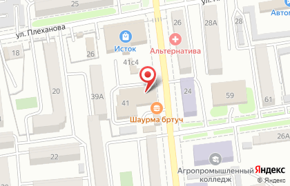 Магазин зоотоваров Мадагаскар на улице Горького на карте