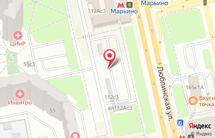 Такси pro-движение на Люблинской улице на карте