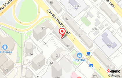 Оптово-розничная компания на улице Ленинградской на карте